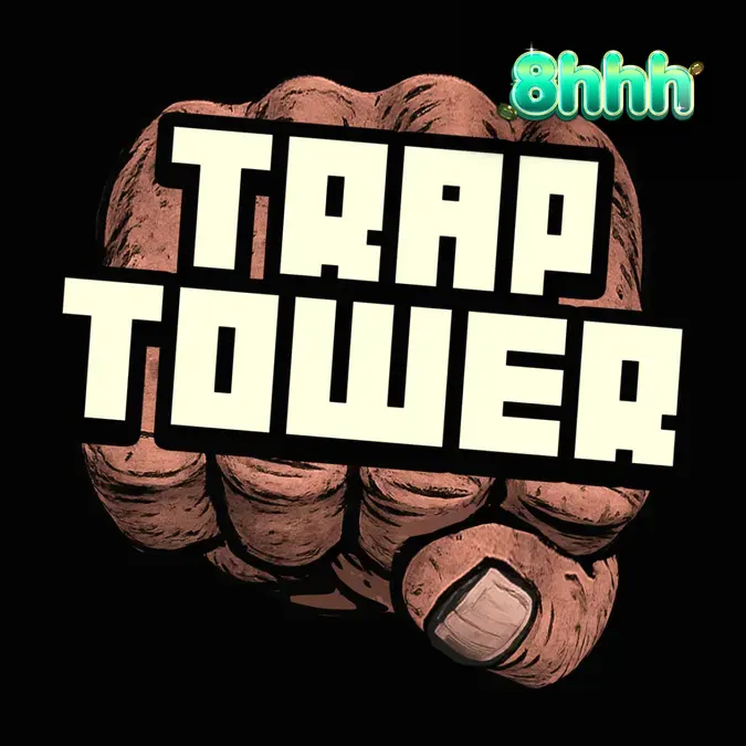 Tampilan visual slot Trap Tower dengan tema perang geng hewan